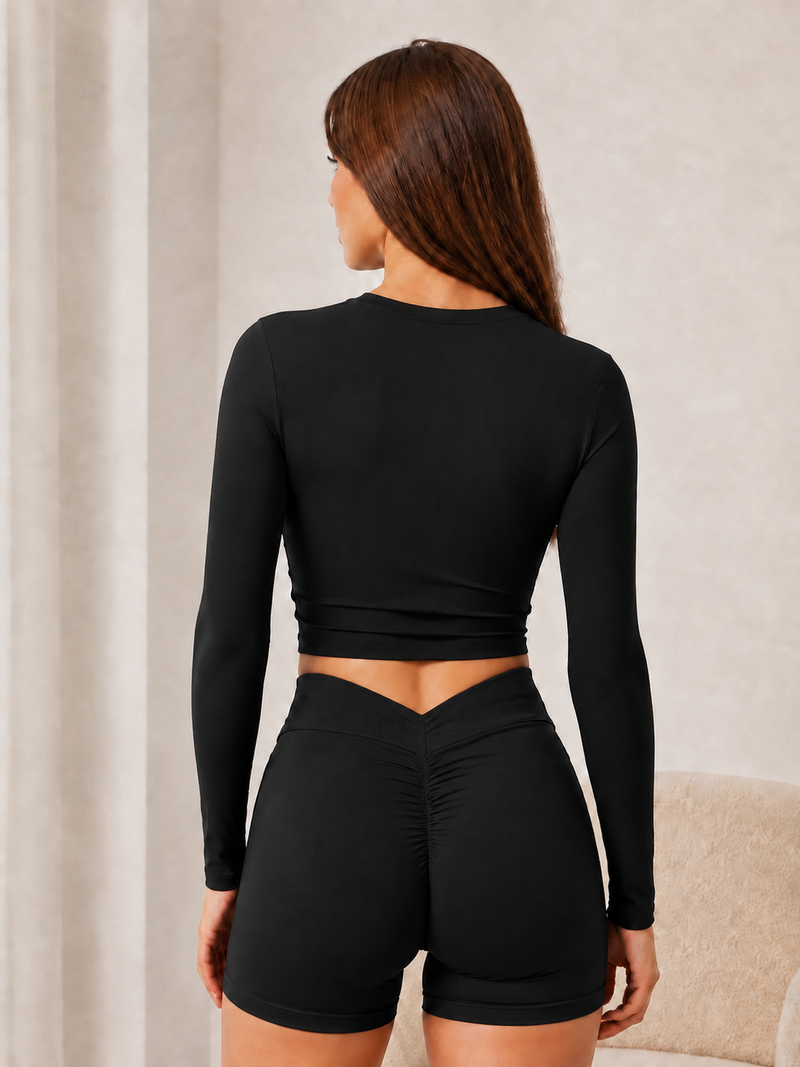 Second Skin Black Long Sleeve