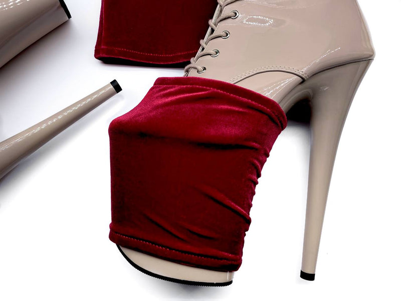 Pole Shoe protect Bordeaux velvet