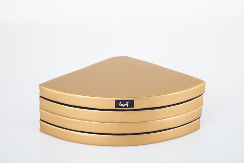 Lupit crash mat round Premium gold, D 1500mm