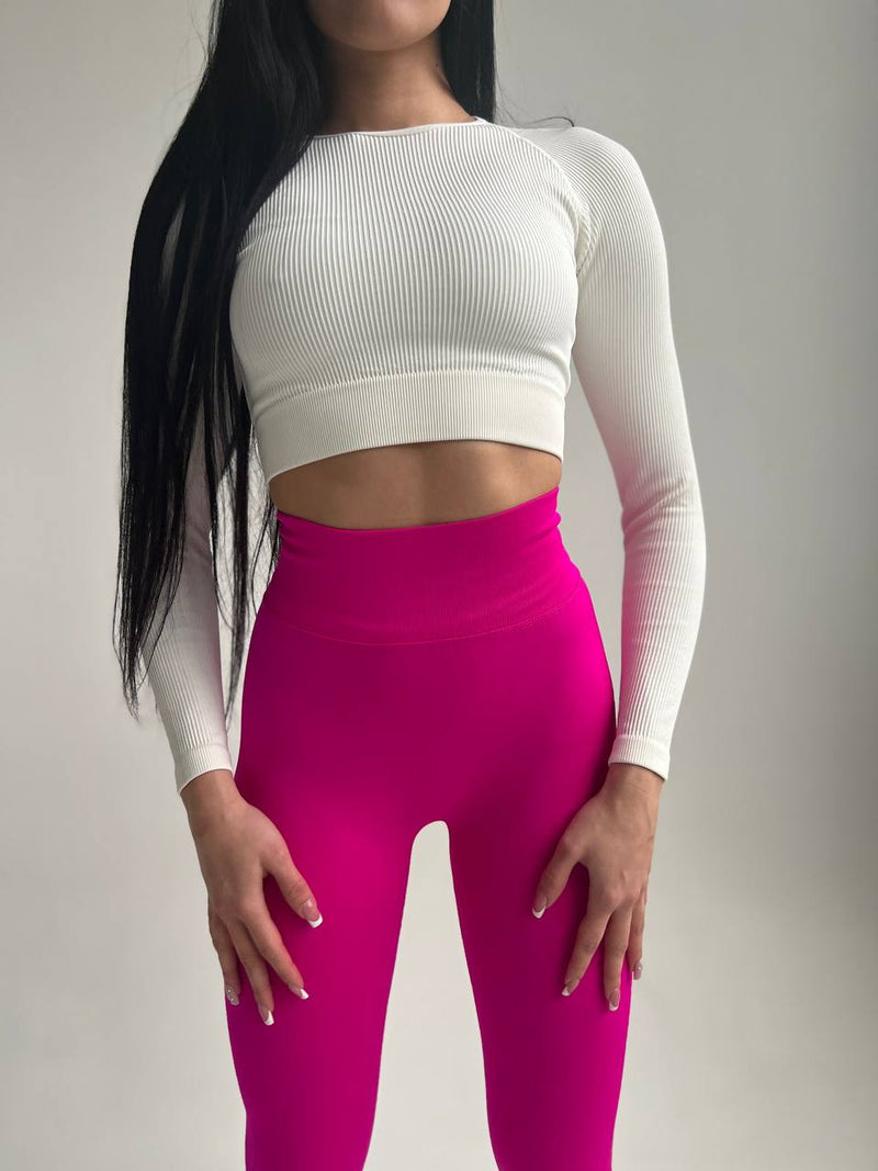 Seamless Push-up Leggings Fuchsia