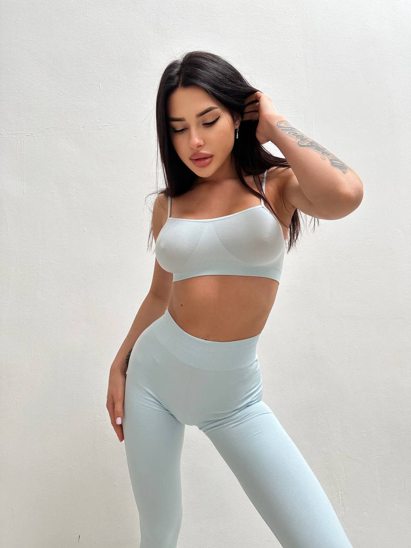 Seamless Leggings Sky Blue