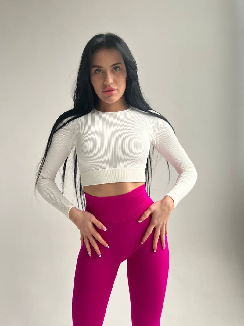 Seamless Push-up Leggings Fuchsia