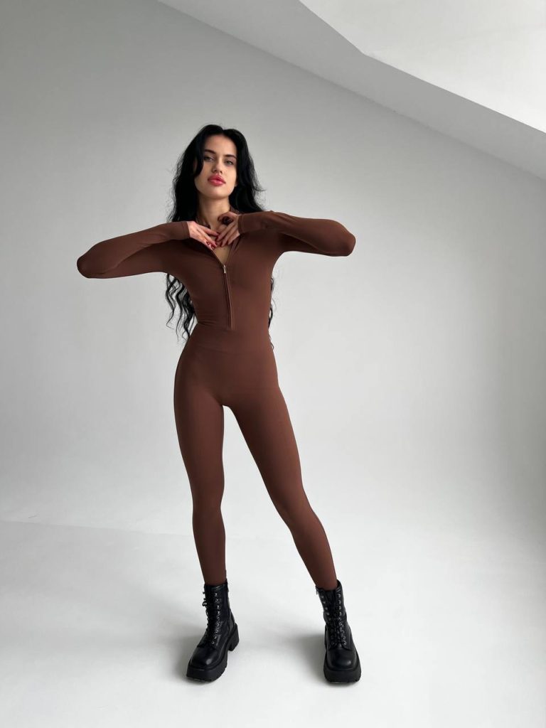 Seamless Catsuit Mocha