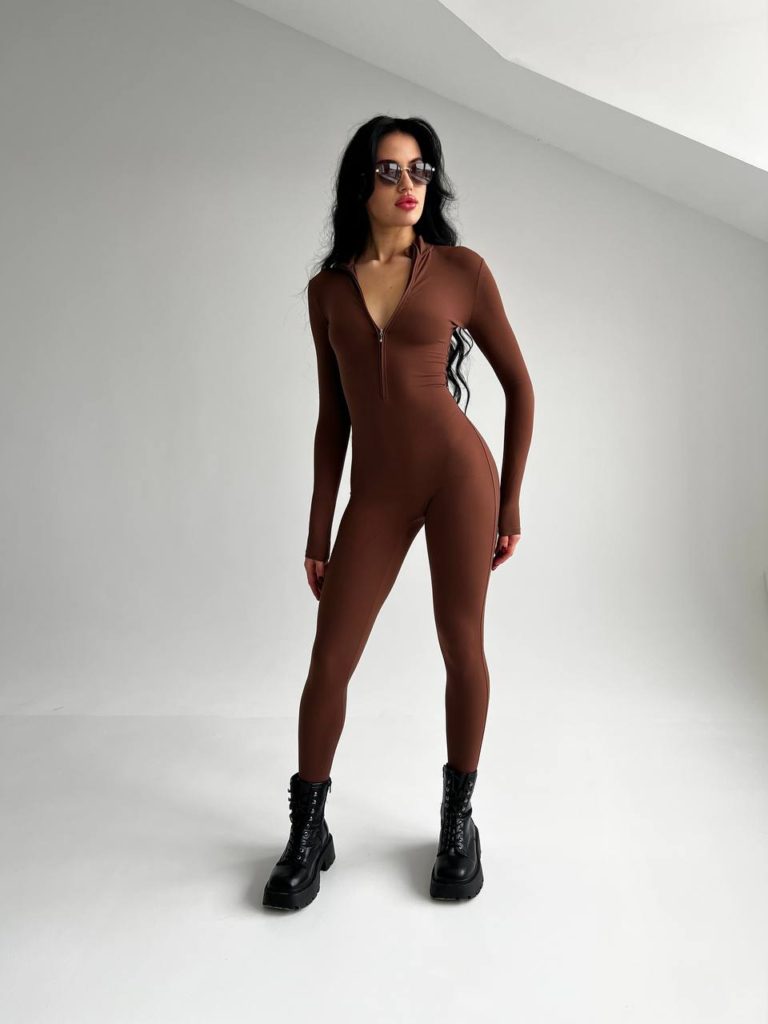 Seamless Catsuit Mocha