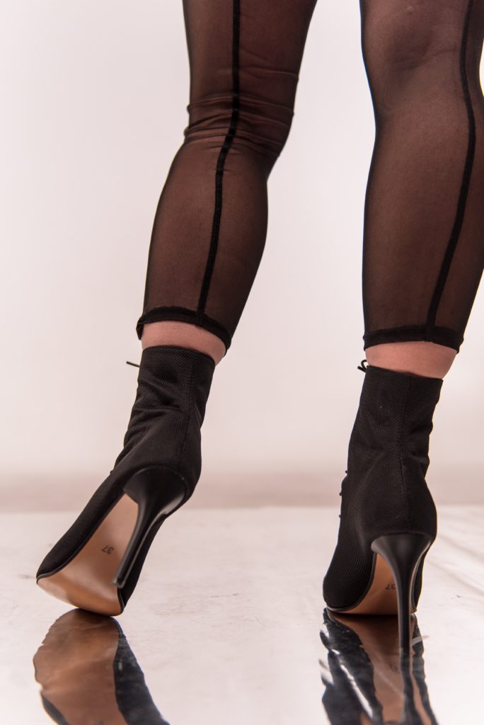 Black COMFORT High Heels Stretch