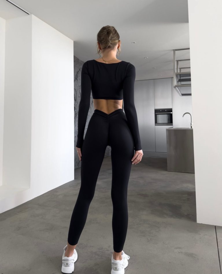 Seamless Duo Set Black