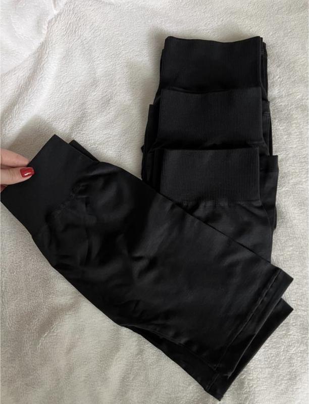Seamless shorts Black