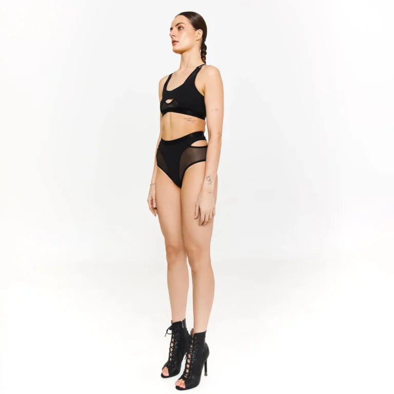 High-waisted Shorts – Black Candy