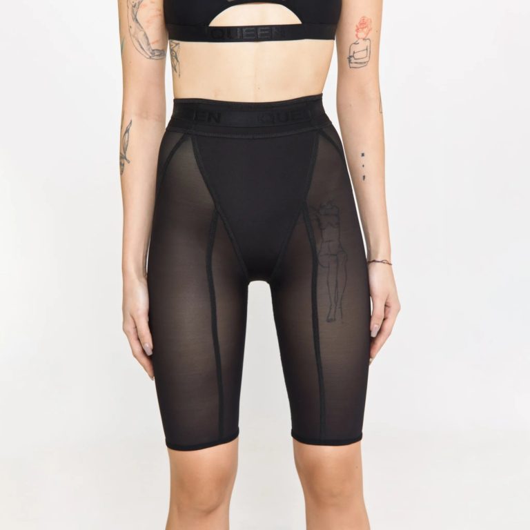 Rise Up Biker Shorts – Compressive Black