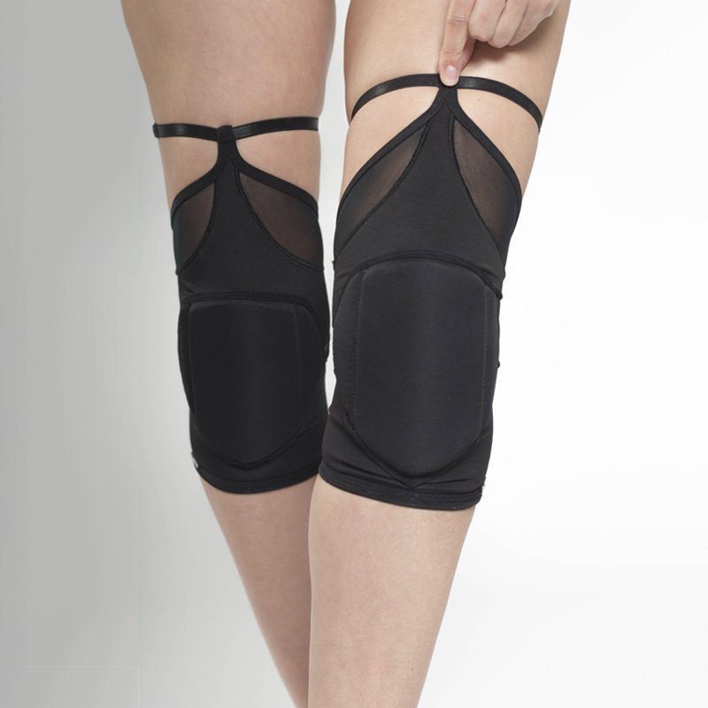 Garter Knee Pads – Black Fire