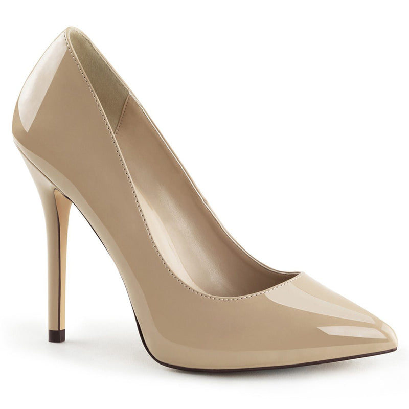 Nude Patent Stiletto Pumps
