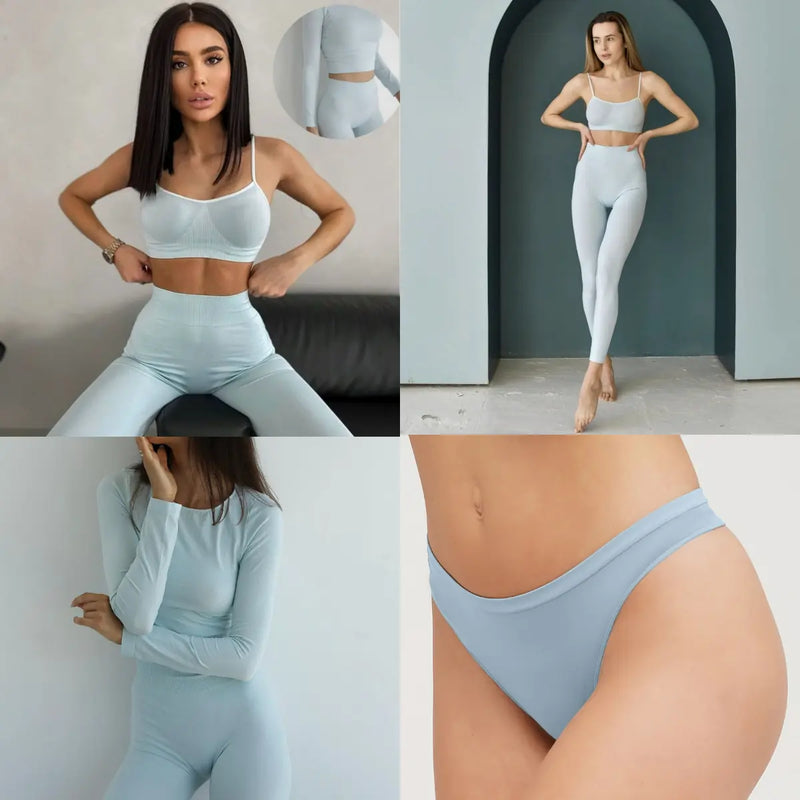 Sky Blue seamless set