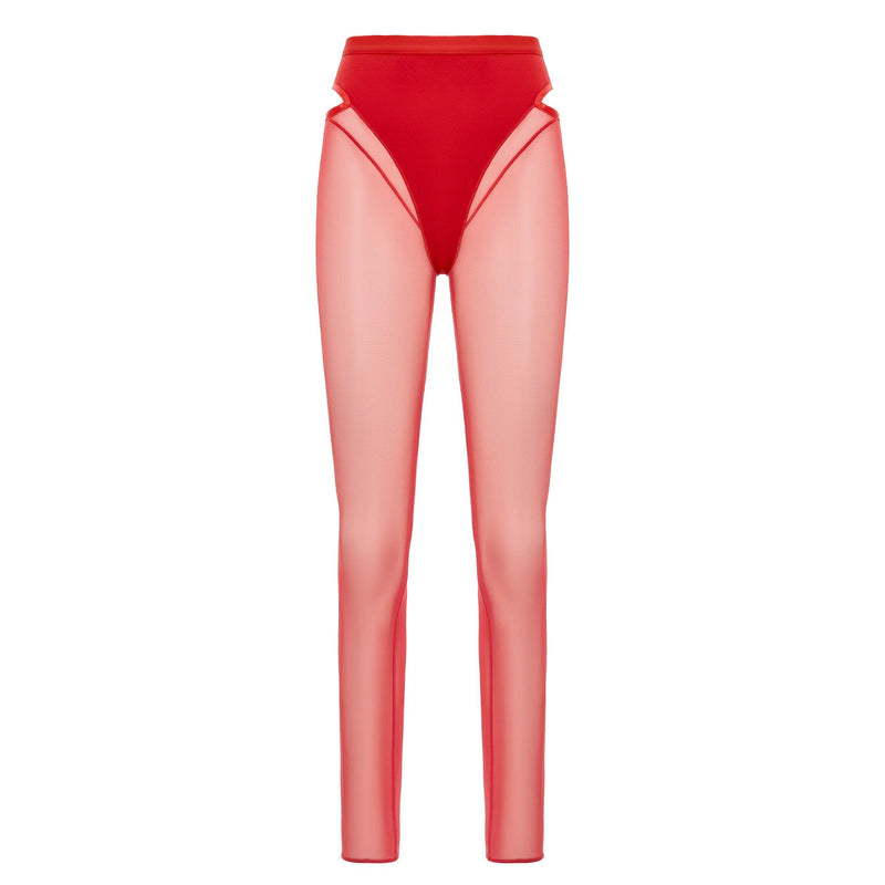 Mesh Leggings – Red Candy