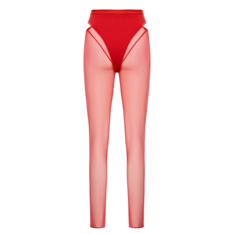 Mesh Leggings – Red Candy
