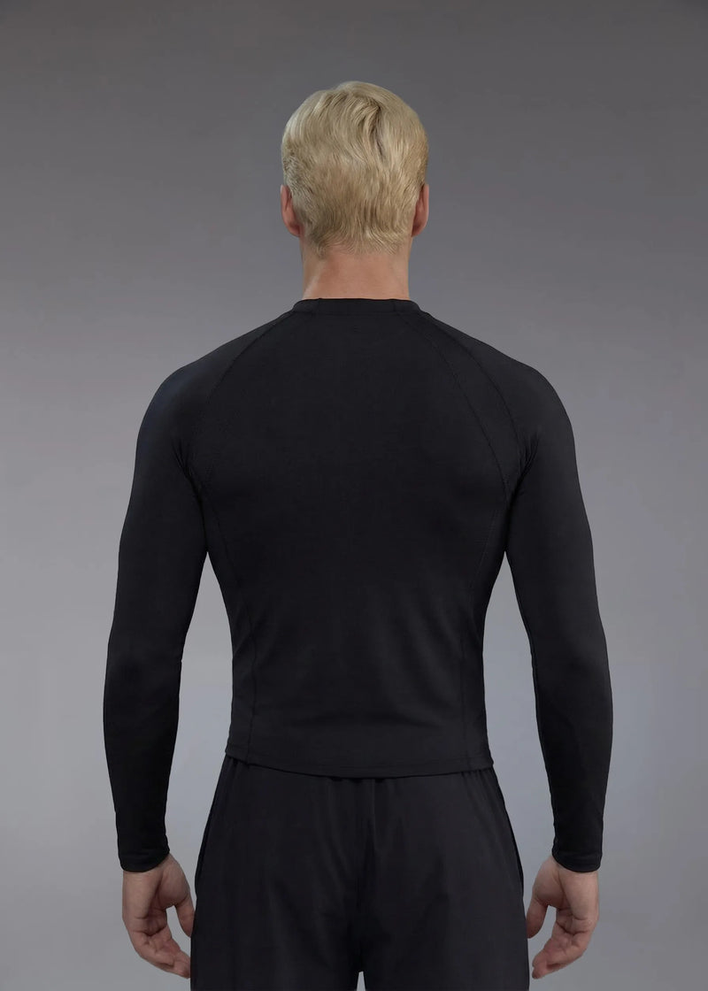 Men’s fitted long sleeve in Black