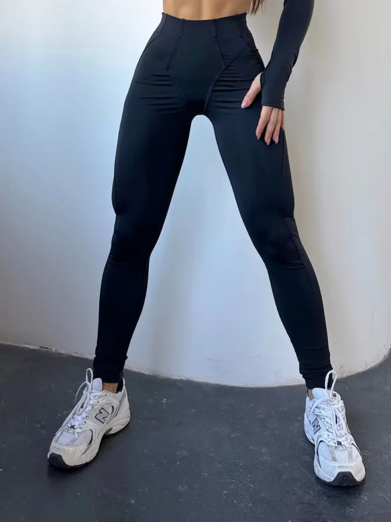 Figure Modelling Leggings Black