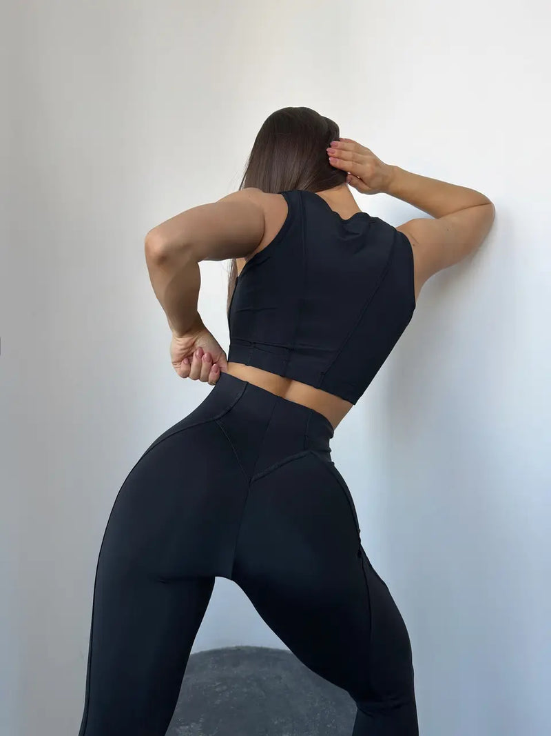 Figure Modelling Leggings Black