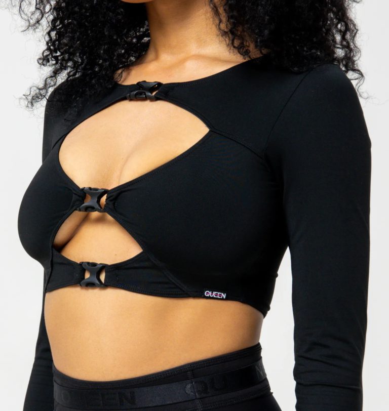 Long Sleeve Top – Black Rush