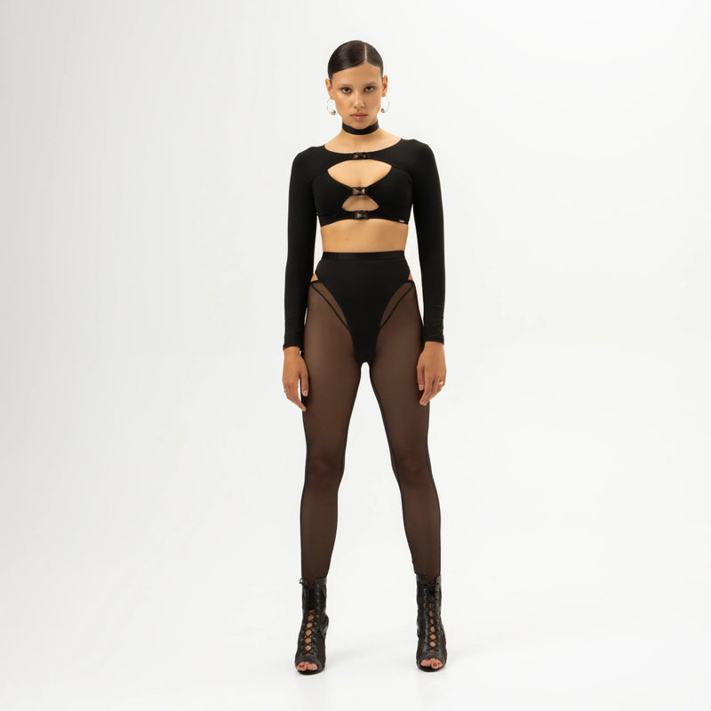 Mesh Leggings – Black Candy
