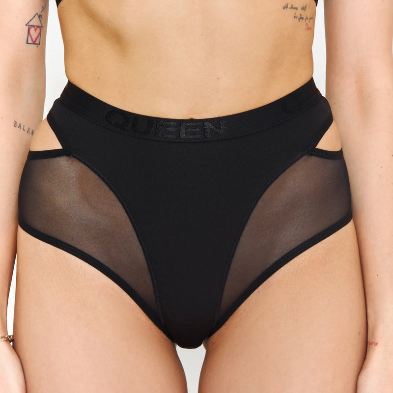 High-waisted Shorts – Black Candy