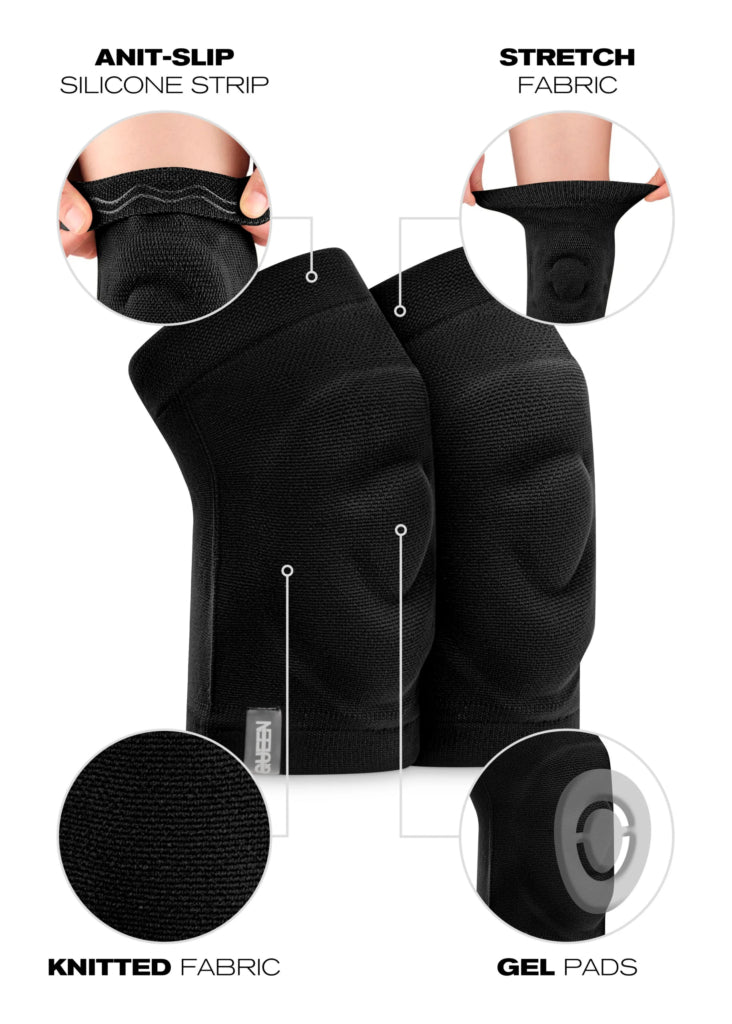 Gel knee pads – Black