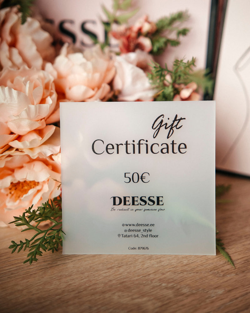 Physical Gift card 50€