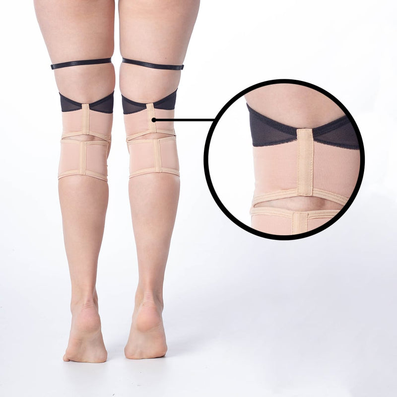 Garter Knee Pads – Fire Touch – Latte