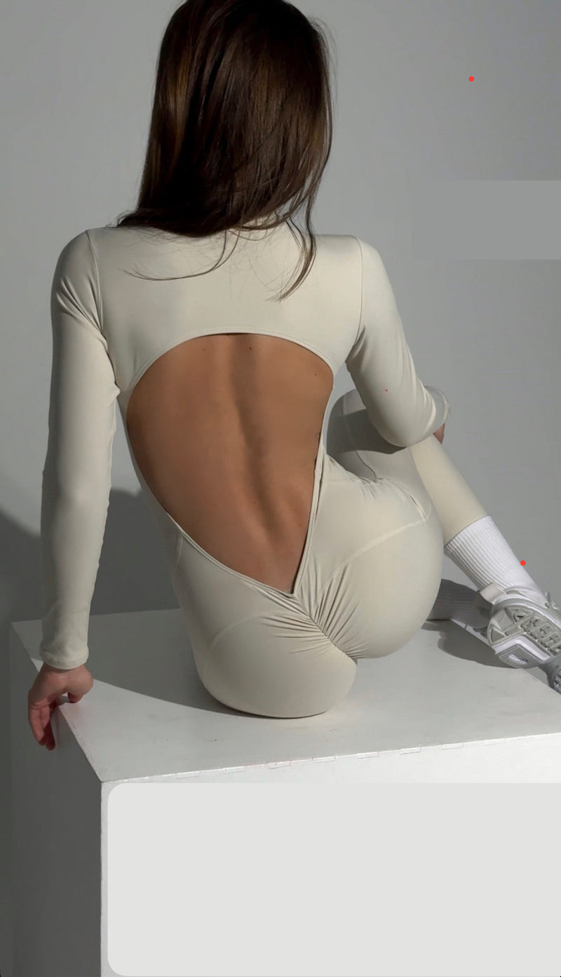 Backless Seamless Milky White