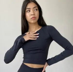 Push Up Seamless Set Black