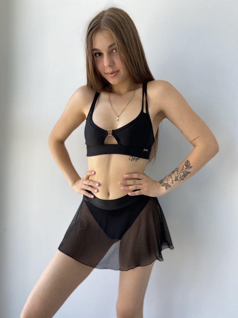 Black skirt-shorts Aura