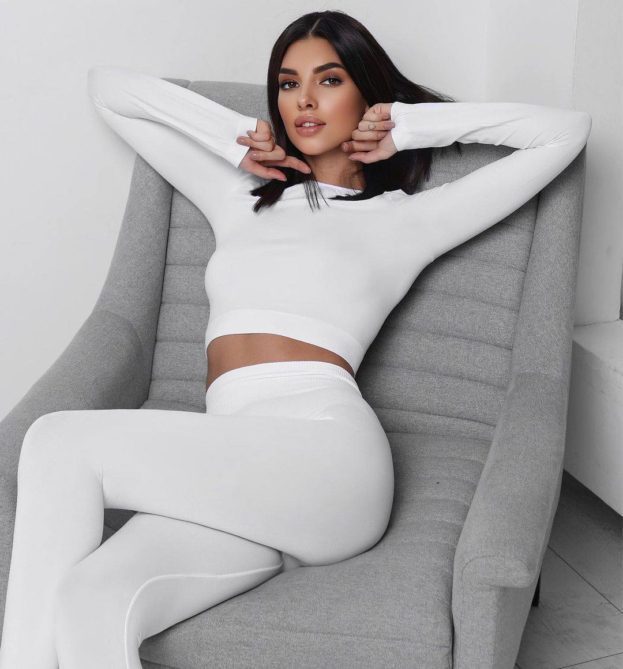 Push Up Seamless Set White