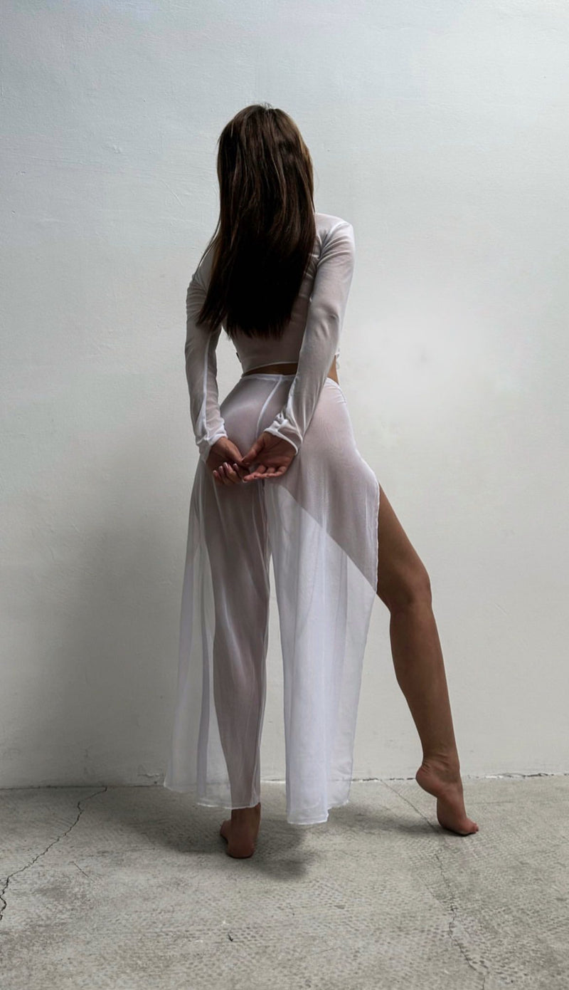 Сulottes White Mesh