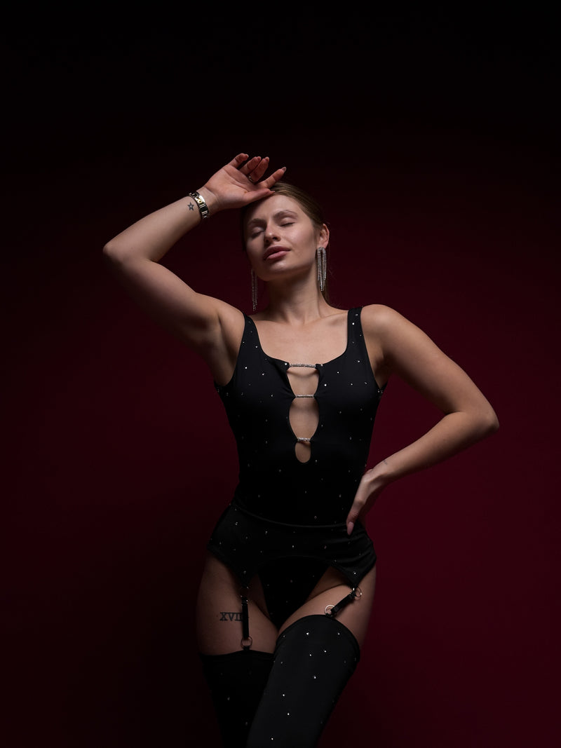 Seduction Black Bodysuit