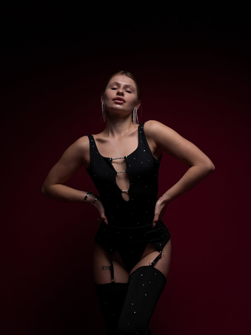 Seduction Black Bodysuit