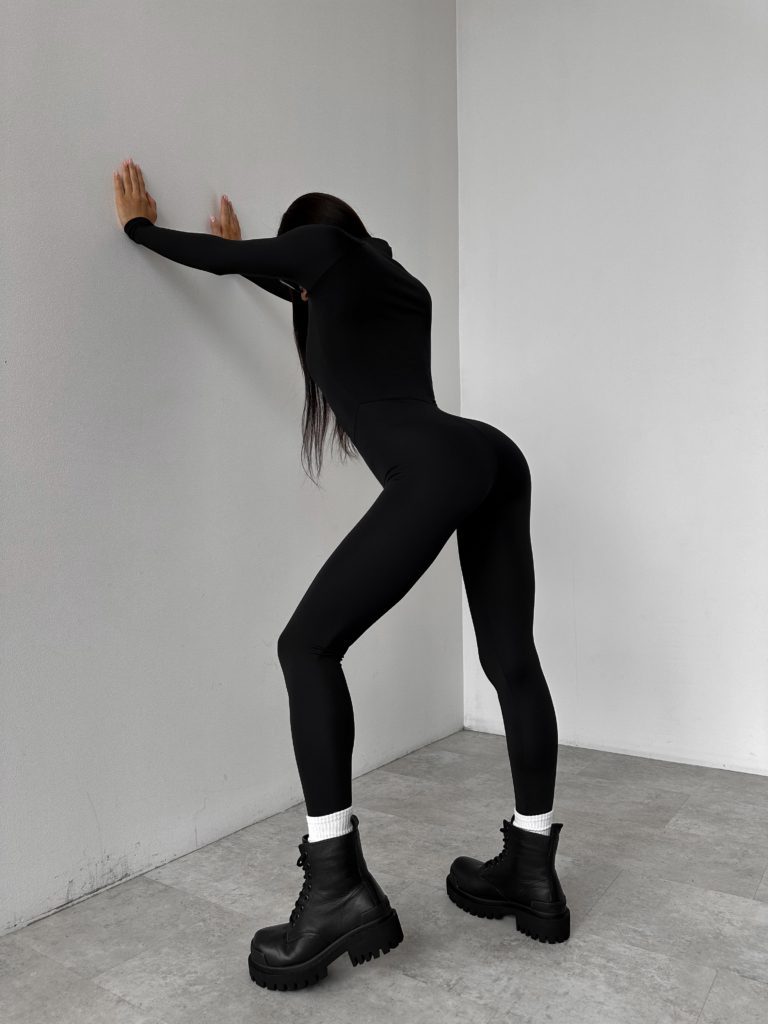 Seamless Catsuit Black Panther