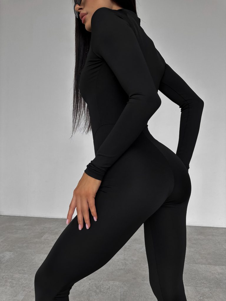 Seamless Catsuit Black Panther