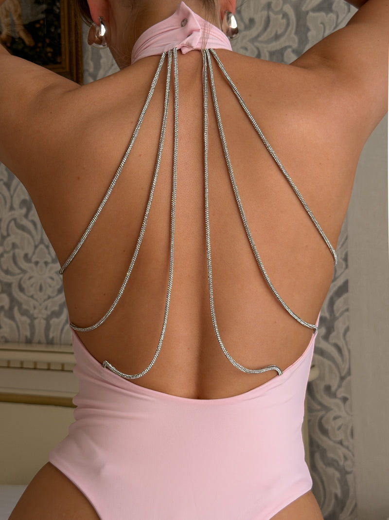 Shine Marshmallow Bodysuit
