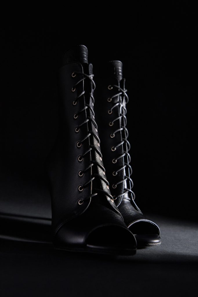 Leather QUEEN Heels