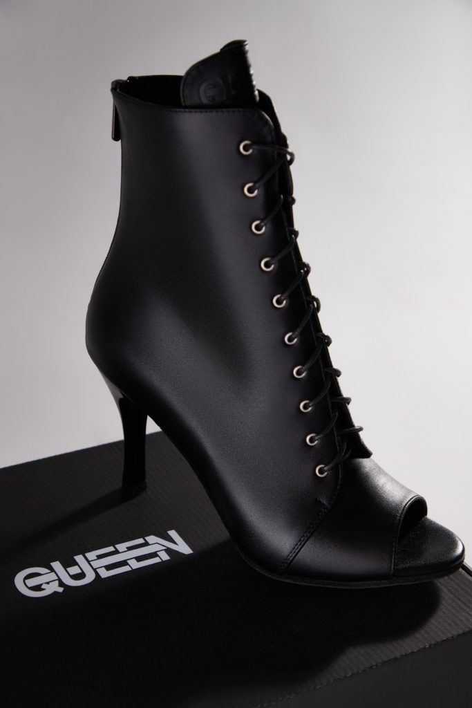 Leather QUEEN Heels