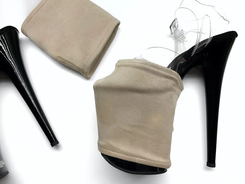 Shoe Protectors Nude F. Suede
