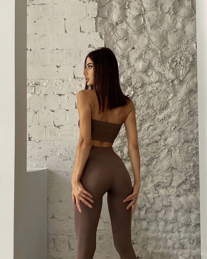 Seamless Bandeau Top Mocha