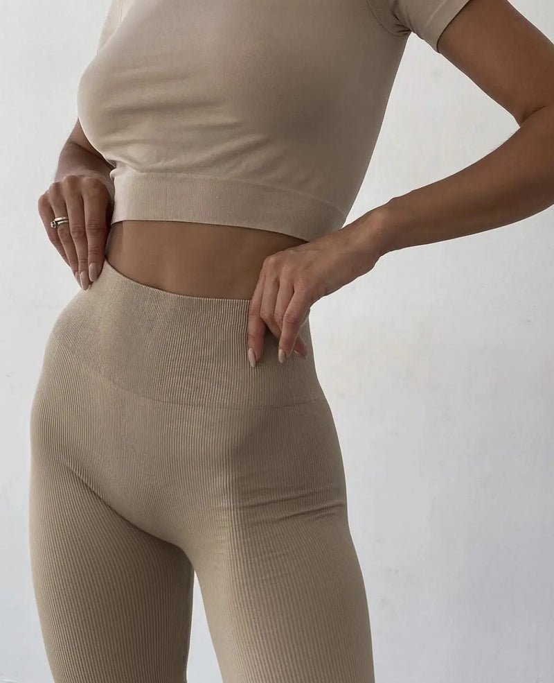 Push Up Seamless Set Nude