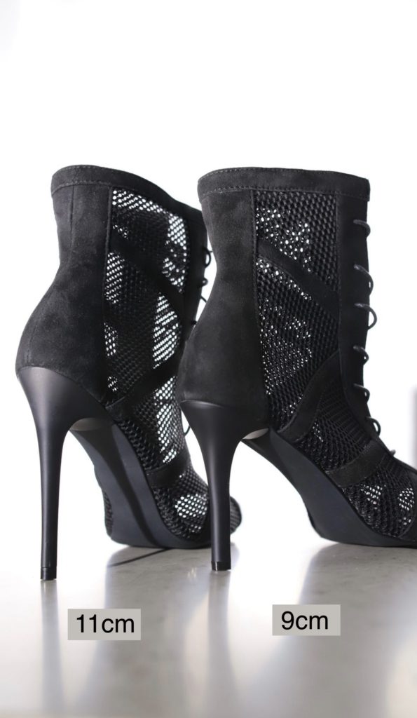 Black CLASSIC High Heels Suede
