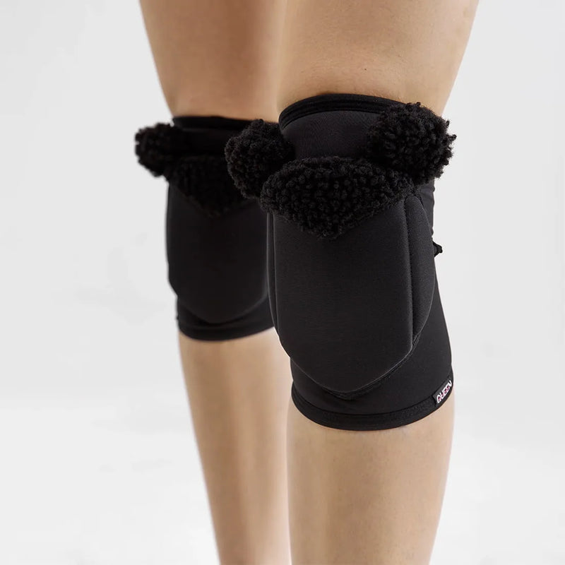 Knee Pads – TEDDY BEAR – Black