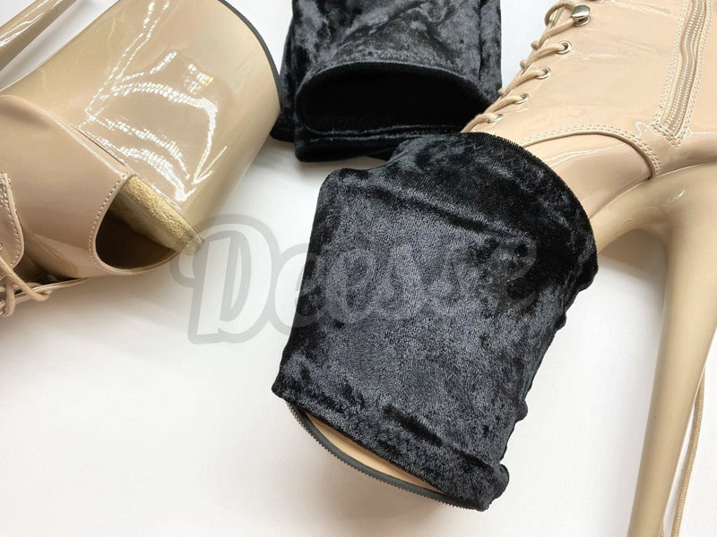 Pole Shoe protect Black velvet