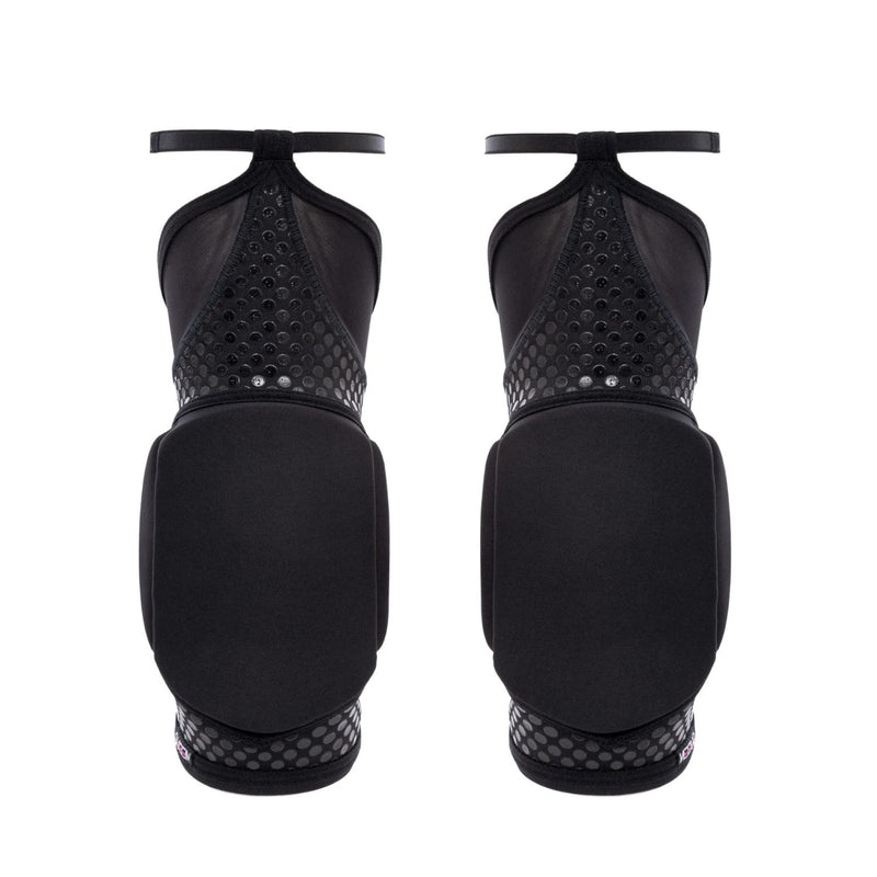 Grippy knee pads – Black Fire