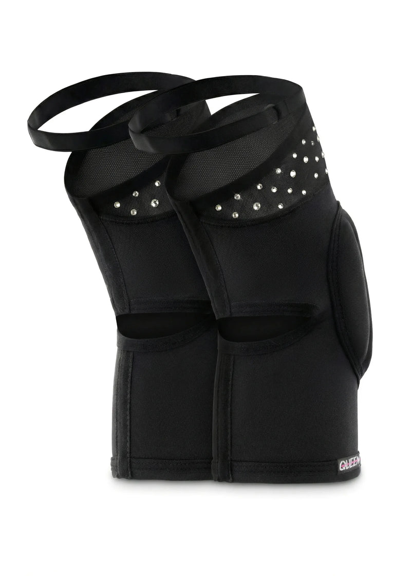 Garter Knee Pads – Black Shine