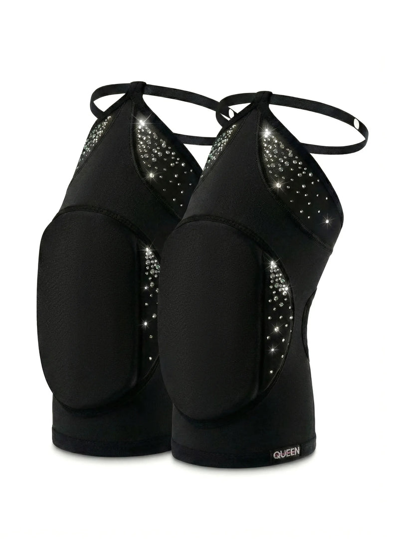Garter Knee Pads – Black Shine