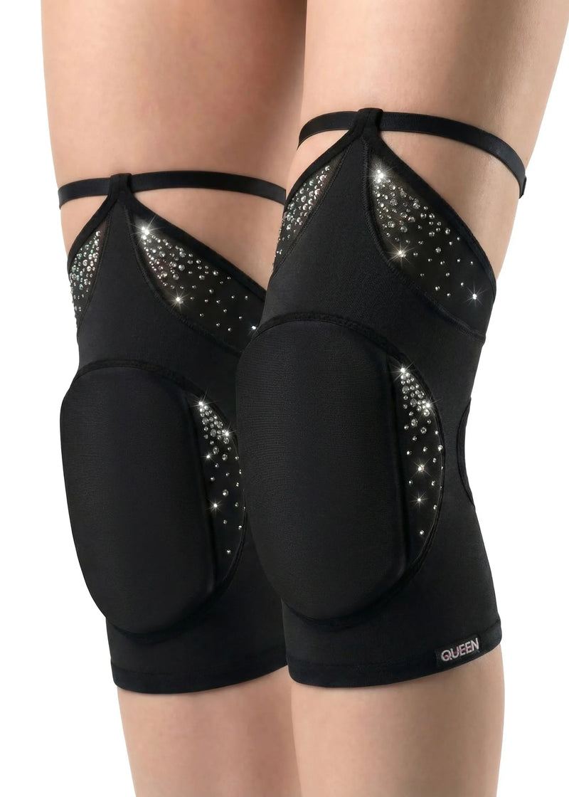 Garter Knee Pads – Black Shine