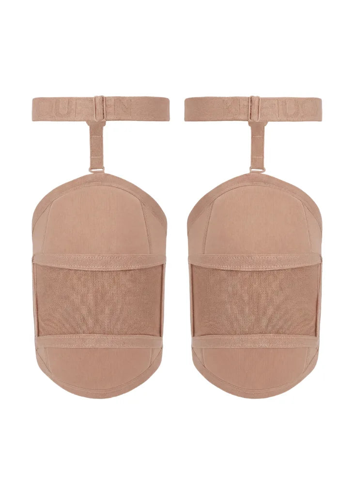 Knee Pads with Garter – DODO – Latte